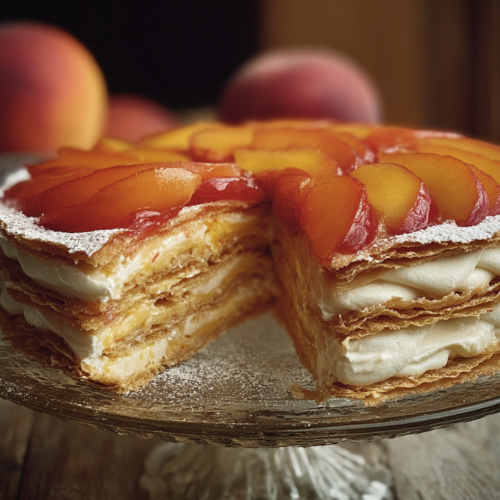 Millefoglie alle pesche